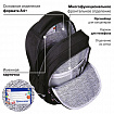 Рюкзак BRAUBERG MOTION, 2 отделения, 3 кармана, "Башня из котиков", 41х28х17 см, 272033