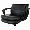 Кресло офисное BRABIX PREMIUM "Omega EX-589", экокожа, черное, 532094