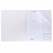 Тетрадь А5 48л. HATBER скоба, клетка, Soft-touch ламинация, тиснение КРОКО, СОЛО_Тауп, 48Т5лтВ1