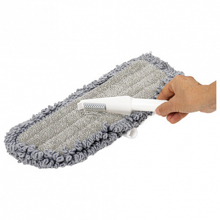 Швабра с распылителем UltraSpray X, 2 насадки из микрофибры объемный ворс, скребок, LAIMA, 609143