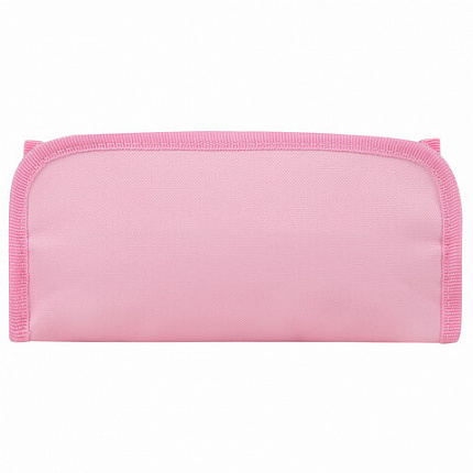 Пенал мягкий BRAUBERG KIDS, 3 отделения, кармашек на карабине, полиэстер, "Sweet friends", 22х10х7 см, 273558