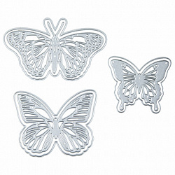 Ножи "Бабочки" для Машинки для вырубки и тиснения ОС-5, 3 штуки, 121х118 мм, ОСТРОВ СОКРОВИЩ, 663811, 861-034-015