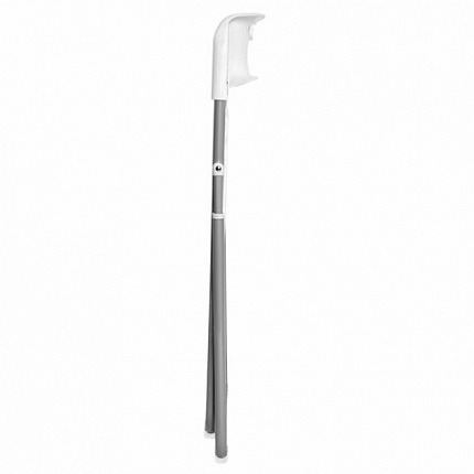 Стулья складные BRABIX "Golf Lite CF-017", КОМПЛЕКТ 4 шт., серебристый каркас, пластик, белый, 533035