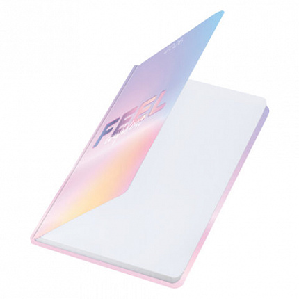 Ежедневник датированный 2026 с резинкой 145х203 мм, А5, BRAUBERG, твердый, "Нежность", 117347