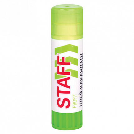 Клей-карандаш УСИЛЕННЫЙ STAFF Profit, 8 г, PVP-основа, 228660