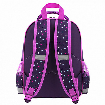 Рюкзак ПИФАГОР SCHOOL, 1 отделение, 3 кармана, "Leapfrog", 38x28х14 см, 273167