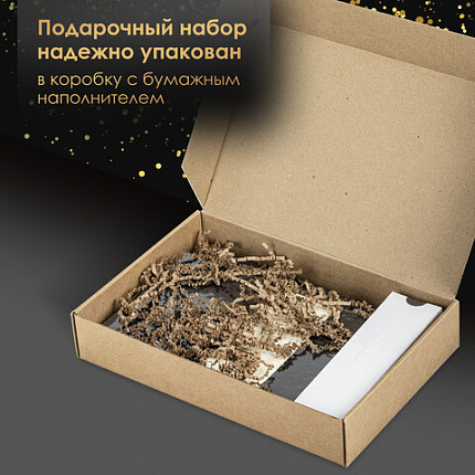 Ручка перьевая PARKER "IM Core Black Lacquer GT", ежедневник А5 черный, пакет, 880900