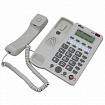Телефон RITMIX RT-550 white, АОН, спикерфон, память 100 номеров, тональный / импульсный режим, белый, 80002154