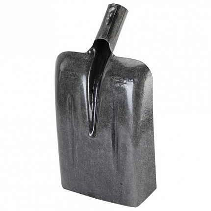 Лопата совковая без черенка 22х35 см, ребра жесткости, рельсовая сталь, RABBITEX (РАББИТЕКС) "RAIL STEEL", 700488