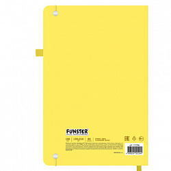 Скетчбук, слоновая кость 140 г/м2, 130х210 мм, 80 л., софт-тач, резинка, наклейки, FUNSTER (ФАНСТЕР), "Duck", 117786