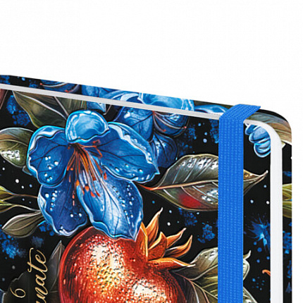 Еженедельник датированный 2026 с резинкой 171х93 мм, BRAUBERG, твердый, УФ-ЛАК, 64 л., "Гранат", 117351