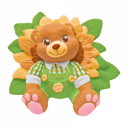 Фигурка-раскраска из гипса "С открыткой", с красками и кистью, ассорти, BRAUBERG KIDS, 666011