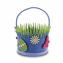 Цветной фетр для творчества, 400х600 мм, ОСТРОВ СОКРОВИЩ, 3 листа, толщина 4 мм, плотный, синий, 660657