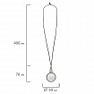 Лупа просмотровая нашейная STAFF, 4-х кратное увеличение, на шнурке, диаметр 50 мм, 455432