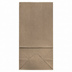 Крафт-пакет бумажный 12х8х24 см, КОМПЛЕКТ 100 шт., плотность 90 г/м2, LAIMA ECO CRAFT, 609682