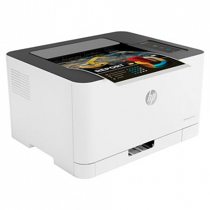 Принтер лазерный ЦВЕТНОЙ HP Color Laser 150nw А4, 18 стр./мин., 20000 стр./мес., Wi-Fi, сетевая карта, 4ZB95A