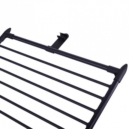 Сушилка напольная для белья раскладная, 5 зон сушки, 25 метров, LAIMA HOME MEGA BLACK, 700471