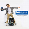 Ранец BRAUBERG PREMIUM, 2 отделения, с брелоком, "К звездам!", ЛАМПОЧКИ, 38х29х16 см, 270599