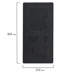 Нож для вырубки "Совушка" для Машинки для вырубки ОС-5, 15х30 см, сталь, ОСТРОВ СОКРОВИЩ, 663833, 867-021