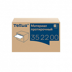Протирочный нетканый материал Tellus/TORK Advanced, 266 листов в рулоне, 39,5х27,6 см, белый, 352200