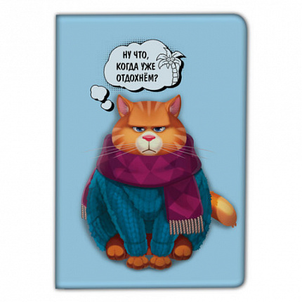 Обложка для паспорта "Cool Mix", 10 дизайнов ассорти, цветной принт, ПВХ, STAFF, 238340