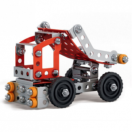 Конструктор металлический "Самосвал", цветной, с подвижными деталями, 128 элементов, BAMBOX, 667034
