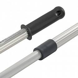 Черенок рукоятка телескопическая VILEDA PROFESSIONAL 2х1,25 м (до 2,5м) алюминиевый, используется с шубкой 602099, со стяжкой 602101, 179661