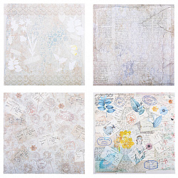 Бумага для скрапбукинга 30х30 см, "В бежевых тонах", двусторонняя, 12 листов, 180 г/м2, ОСТРОВ СОКРОВИЩ, 665437