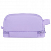 Пенал-органайзер HEIKKI (ХЕЙКИ) с ручкой, значки, 2 отделения, откидная планка, 22x13х10 см, фиолетовый, 273600
