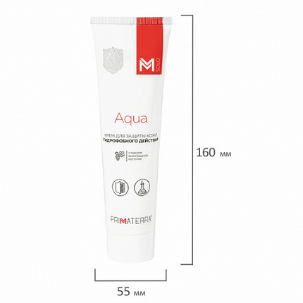 Крем защитный 100 мл M SOLO AQUA гидрофобный для кожи, от кислотных и щелочных средств, 8752