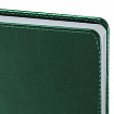 Ежедневник датированный 2026 А5 138x213 мм, BRAUBERG "Inspiration", под кожу, цветной срез, темно-зеленый, 117477