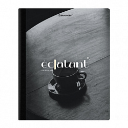 Тетрадь А5 96 л. BRAUBERG, на сшивке с корешком, клетка, обложка картон, "Simplicity", 405288