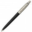 Ручка шариковая PARKER "Jotter Plastic CT", корпус черный, ежедневник А5 черный, белый срез, пакет, 880895