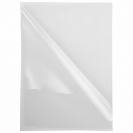 Папка-уголок жесткая А4 BRAUBERG UNIVERSAL, прозрачная, 0,18 мм, 273054