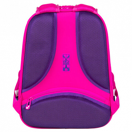 Ранец BRAUBERG FIT, 2 отделения, "Smiling bear", 3D-панель, 38х27х14 см, 270614