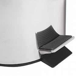 Ведро мусорное с педалью 3 литра "Classic", ЗЕРКАЛЬНОЕ, нержавеющая сталь, со съемным внутренним ведром, LAIMA, 604942