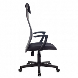 Кресло офисное KB-8, ткань-сетка, темно-серое, TW-04/TW-12, 496676