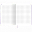 Блокнот с резинкой в клетку 96 л., А5 145х203 мм, твердая обложка с фольгой, BRAUBERG, "Leopard", 116329