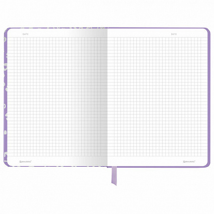 Блокнот с резинкой в клетку 96 л., А5 145х203 мм, твердая обложка с фольгой, BRAUBERG, "Leopard", 116329