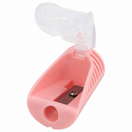 Точилка с контейнером BRAUBERG "CELL PASTEL", пастельные цвета ассорти, 272503