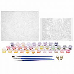 Картина по номерам 40х50 см, ОСТРОВ СОКРОВИЩ "Осень в старом парке", на подрамнике, акрил, кисти, 663280