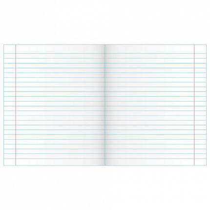 Тетрадь ЗЕЛЁНАЯ обложка 24 л., линия с полями, офсет, "Маяк", Т5024Т2-1