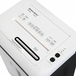 Уничтожитель (шредер) с автоподачей BRAUBERG PROFESSIONAL AUTO CM-150m, HeavyDuty, 5 уровень секретности, 2х13 мм, корзина 20 литров, 533131