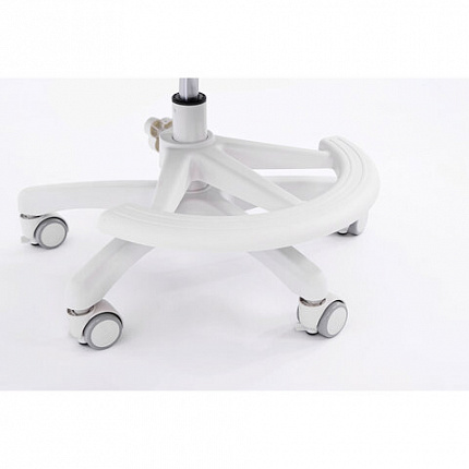 Кресло детское с подставкой для ног BRABIX KIDS "MG-220", сетка/ткань TW, серое, 533315