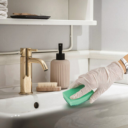 Губки для посуды 9,6х6,4х2,7 см, КОМПЛЕКТ 10 шт., MAXI, поролон с абразивным слоем, LAIMA К0003, 601552