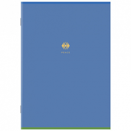 Тетрадь А4 96 л. STAFF College скоба, клетка, офсет №2 ЭКОНОМ, обложка картон, ОДНОТОННАЯ, 405620