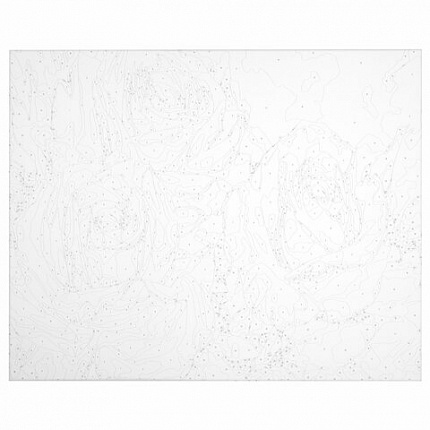 Картина по номерам 40х50 см, ОСТРОВ СОКРОВИЩ "Бело-розовые розы", на подрамнике, акрил, кисти,663286