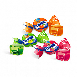 Конфеты желейные KONTI "Timi" Mix со вкусами яблока, апельсина и малины, 1000 г, пакет, 15880