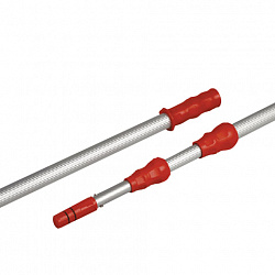 Черенок рукоятка телескопическая VILEDA PROFESSIONAL 2х1,25 м (до 2,5м) алюминиевый, используется с шубкой 602099, со стяжкой 602101, 179661