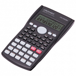 Калькулятор инженерный CROMEX (КРОМЕКС) СX-240BK (155х80 мм), 240 функций, 10+2 разрядов, черный, 273832